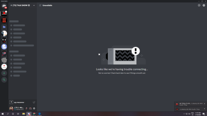 Discord Server Issues