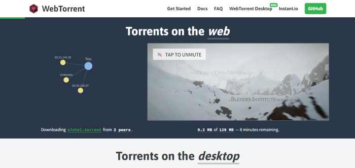 WebTorrent - Lookmovie2 alternative