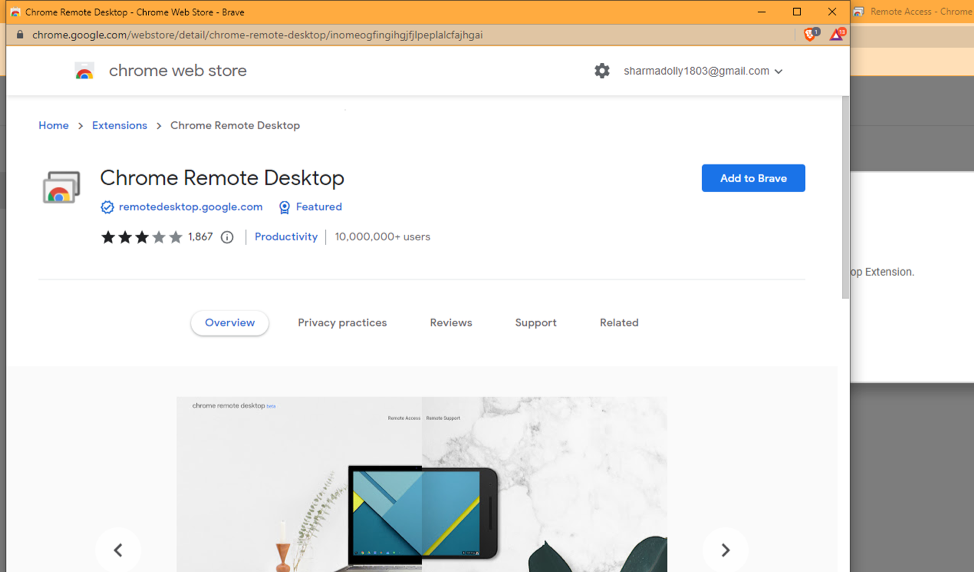 chrome remote desktop