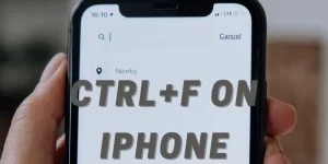 can you control f on iphone