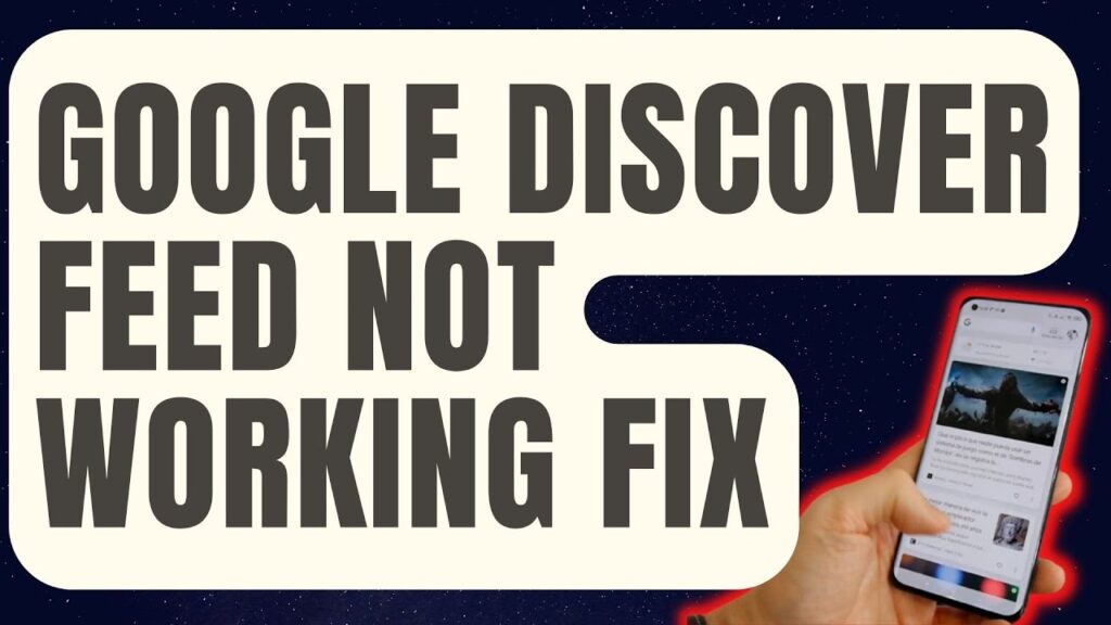 google discover not working