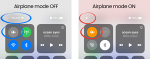 Make Sure Airplane Mode is Off