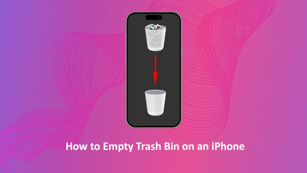 how to empty trash on iphone